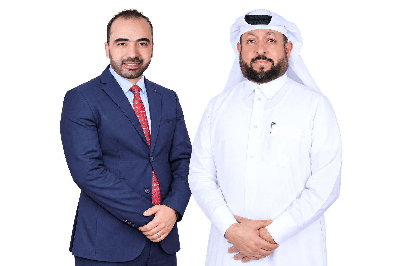 الدكتور مرشد بن شاهين الكواري والدكتور أحمد شحاته